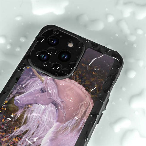 Autumn Glow Unicorn by Laurie Prindle iPhone 15 Pro Waterproof Case